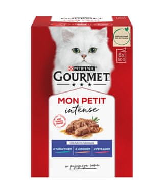 slomart Gourmet mon petit mix riblji - mokra hrana za mačke - 6x50g