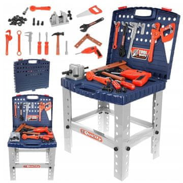 Kruzzel Set baterijskog alata za djecu s koferom za bušilicu i radnim stolom