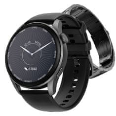 Dexxer Inox LCD pametni sat na dodir 2 benda BT 5.0 Android i iOS SHOX crni