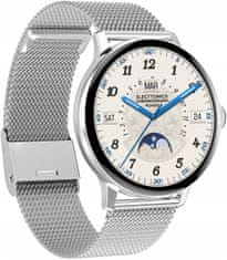 Dexxer Inox LCD pametni sat na dodir 2 bands BT 5.0 Android i iOS LUXURY srebrni