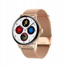 Dexxer Inox LCD pametni sat na dodir 2 bands BT 5.0 Android i iOS LUXURY zlatni