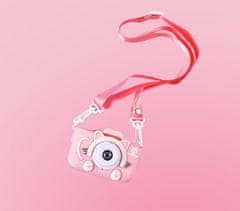 Dexxer Dječji LCD 40MPIX Digitalni fotoaparat Kittens 600mah USB Roza + 4GB SD kartica