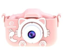 Dexxer Dječji LCD 40MPIX Digitalni fotoaparat Kittens 600mah USB Roza + 4GB SD kartica