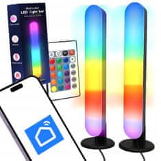 Dexxer 2x SMART LED RGBW ukrasni stupovi 26cm USB TUYA