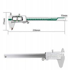 Dexxer Čelično LCD elektroničko čeljust 150 mm + kućište