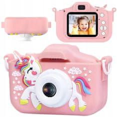 Dexxer Dječji LCD 40MPIX digitalni fotoaparat Signorog USB PINK + 32GB SD kartica