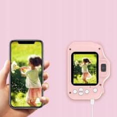 Dexxer Dječji LCD 40MPIX digitalni fotoaparat Signorog USB PINK + 32GB SD kartica
