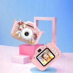 Dexxer Dječji LCD 40MPIX digitalni fotoaparat Signorog USB PINK + 32GB SD kartica