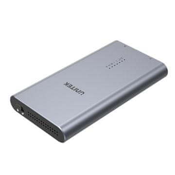 Unitek UNITEK S1206A SolidForce vanjsko kućište za SSD M.2 NVMe, 10Gbps, Dual Bay, offline kloniranje