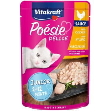 Vitakraft Vitakraft poesie delice junior piletina za mačiće 85g