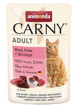 Animonda Animonda Carny Adult vrećica govedina, puretina, škampi 85g