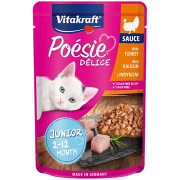 Vitakraft Vitakraft poesie delice junior puretina za mačke 85g