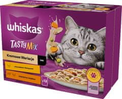 Whiskas Whiskas tasty mix kremaste varijacije u umaku - mokra hrana za mačke - vrećica - 12x85 g