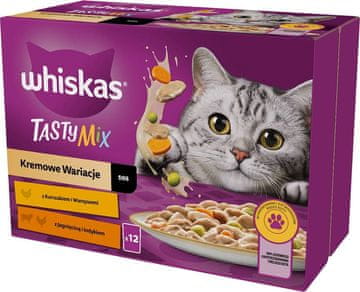 Whiskas Whiskas tasty mix kremaste varijacije u umaku - mokra hrana za mačke - vrećica - 12x85 g