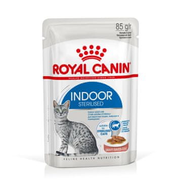 Royal Canin Royal Canin FHN Indoor w sosie - mokra hrana za odrasle mačke - 12x85g