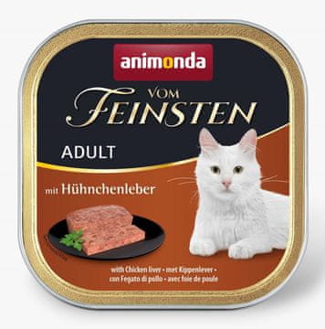Animonda Animonda vom feinsten classic cat jetrica s piletinom - mokra hrana za mačke - 100g