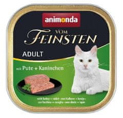 Animonda ANIMONDA Vom Feinsten Adult - mokra hrana za mačke, puretina i zec, 100g