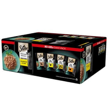 Sheba SHEBA Delicacy okusa peradi u želeu - mokra hrana za mačke - 80x 85 g
