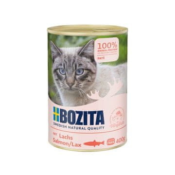 Bozita Bozita pašteta s lososom - mokra hrana za mačke - 400g