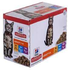 Hill's Hill's feline adult multipack classic - vrećica 12x85g