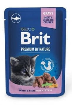 Brit Brit premium by nature kitten white fish - mokra hrana za mačiće - 100 g