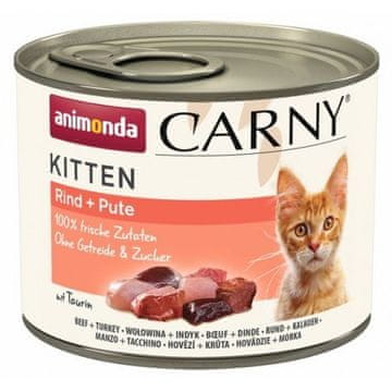 Animonda Animonda carny kitten govedina puretina - mokra hrana za mačiće - 200 g