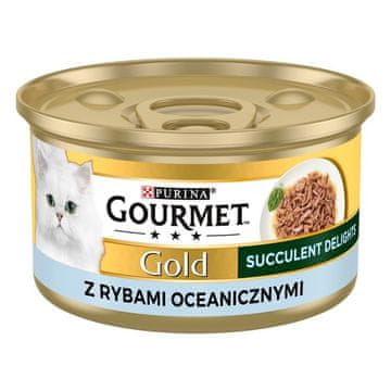 Purina PURINA Gourmet Gold mokra hrana za mačke - Plodovi mora, 85g