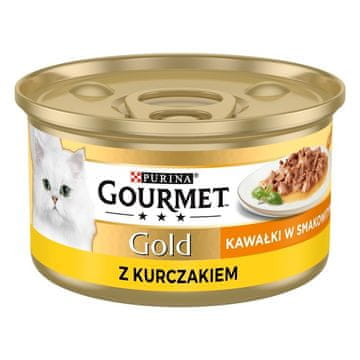 Gourmet GOURMET GOLD Umak Delights Piletina - mokra hrana za mačke - 85g
