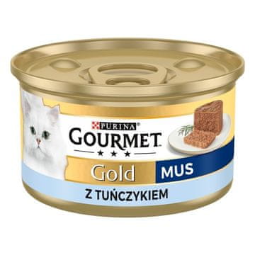 slomart Purina Gourmet Gold mus s tunom - mokra hrana za mačke - 85 g