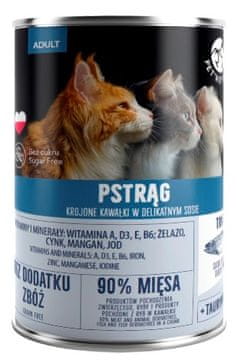 PET PET REPUBLIC Losos za odrasle - mokra hrana za mačke - 400g