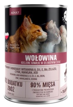 PET PET REPUBLIC mokra hrana za odrasle mačke, Govedina, 400g
