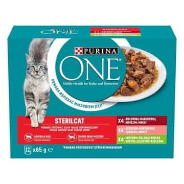 slomart Purina One Sterilcat mix okusa - mokra hrana za mačke - 12x85g