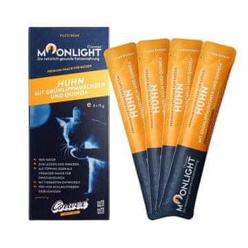 MTG MOONLIGHT Dinner Piletina s dagnjama i kvinojom - poslastice za mačke - 4x15g