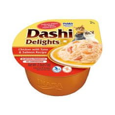 Inaba Inaba dashi delights piletina tuna&losos 70g juha za mačke