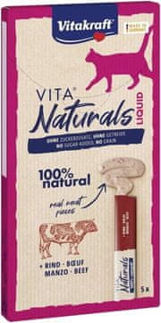 Vitakraft Vitakraft vita naturals tekuća govedina 5x15g