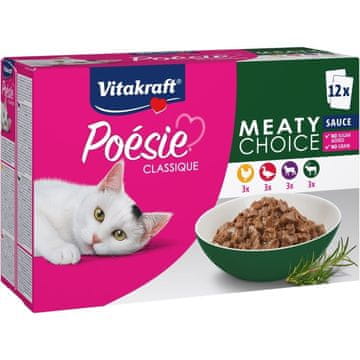 Vitakraft Vitakraft poesie classique multip meaty przysmak dla kota12x85g