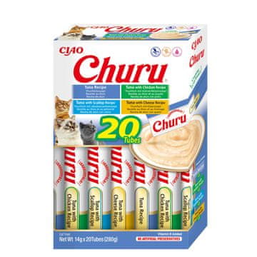 Inaba Inaba churu varietes tuna - poslastica za mačke 20x14 g