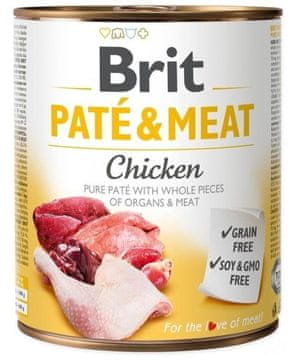 Brit BRIT Paté & Meat s piletinom - mokra hrana za pse u konzervi 800g