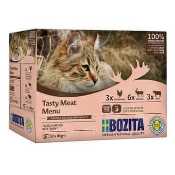 Bozita Bozita kot multibox mix meso žele 12x85g