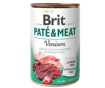 Brit BRIT Paté & Meat s divljači - mokra hrana za pse u konzervi 400 g