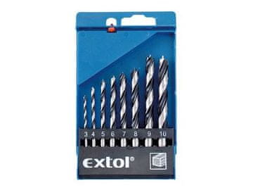 Extol Craft svrdla za drvo (1142) set of 8 pieces, polished
