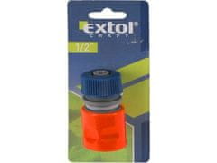 Extol Craft Brza spojnica za crijevo (70102) 1/2", STOP valve