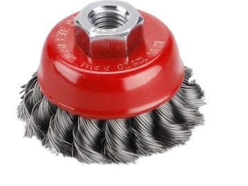 Extol Craft Rotacijska četka (17007) cup braid, ?65mm, corrugated wire S 0.5mm, M14x2mm