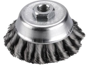Extol Craft Rotacijska četka (17009) cup braid, ?80mm, corrugated wire S 0.5mm double row, M14x2mm