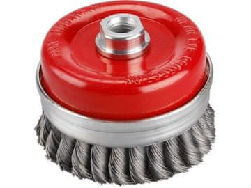 Extol Craft Rotacijska četka (17010) cup braid, ?100mm, corrugated wire S 0.5mm, M14x2mm