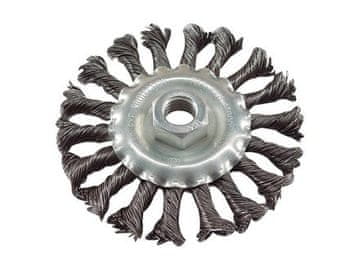 Extol Craft Rotacijska četka (17025) radial braid, ?115mm, corrugated wire S 0.5mm, M14x2mm