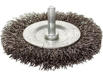 Extol Craft Rotacijska četka (17055) O 100mm, corrugated wire S 0.3mm, shank 6mm