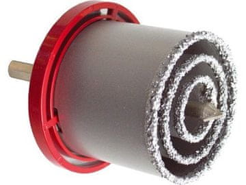 Extol Premium Svrdla za rupe s karbidnim vrhom (19600) set of 3 pcs, ?33-53-73mm, guide drill ?10x140mm, max. drilling depth 55mm, max. speed 1500