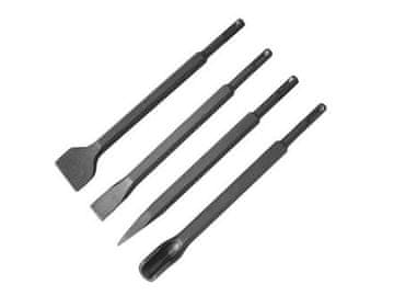 Extol Craft SDS PLUS dlijeta (23945) set of 4, 250mm:, flat 20 and 40mm, pointed, grooved