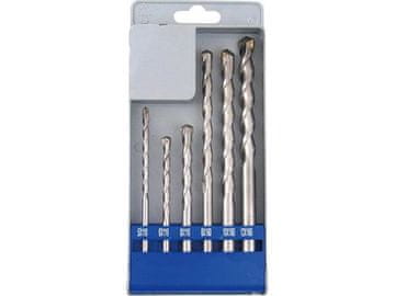 Extol Craft Bušilice za beton s čekićem (25048) set of 6, ?5-6-8x110mm, 8-10-12x160mm, SK